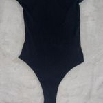 Forever 21 Ruffle Black Tube Top Bodysuit  Photo 0