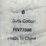 J.Crew Size 8 Orange Floral 100% Cotton Stretch Lightweight Shorts Photo 5