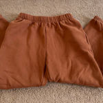 Brown Anrabess cuffed sweatpants women’s size medium Photo 0