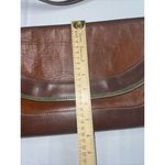 Brahmin Vintage‎ 90's  Crossbody Flap Top Purse Womens Tri Color Leather Bag Photo 5