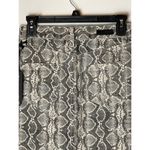 BLANK NYC  The Jane Gray And Cream Snakeskin Print Denim‎ A Line Mini Skirt 24 Photo 6