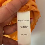 R.G. Kane Orange Halter Top Silky Lightweight High Neck Women's size Small Photo 7