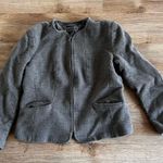 Brooks Brothers  2Piece Skirt Suit Italian Wool Gray Women’s Size 16 Photo 1