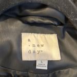 A New Day  Faux Leather Puffer Vest Photo 2