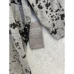 Threads 4 Thought  Blouse Grey Black 3/4 Sleeve Relaxed Shirt Size Small Photo 6