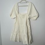 Moodie white babydoll dress size small Photo 5