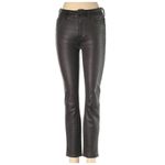 7 For All Mankind Snakeskin Jeggings Black SZ 26 Photo 2
