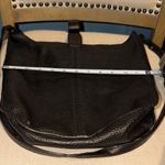 Banana Republic Black Pebbled Leather Hobo Bag Photo 15