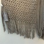 Wet Seal gray knit popcorn weave long scarf NEW Photo 1