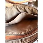 Vintage Brown Samsonite Leather Laptop Bag 12"x16" With Adjustable Strap & Multi Photo 7