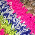 Nordstrom Collection 18 Fringe Multicolor Stripe Fuzzy Scarf Photo 5