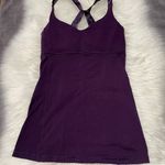 Lululemon Practice Daily Tank Top Purple Size 6 Racerback Satin Activewear Photo 4