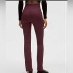 Lululemon NWT Stretch Knit High-Rise Pull-On Pant *Regular Garnet- Size Small Photo 1