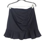 HYFVE Black Flirty Ruffle Skirt NWT Size Small Black Ruffle Mini Skirt Photo 0