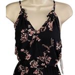 NWT ~ WALLFLOWER April Chiffon Beach Halter Maxi Dress ~ Women's Size LARGE Black Photo 4