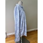 Marine layer  Carlin Floral Button Down Shirt Blue S EUC Cottage Boho Romantic Photo 3