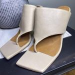 TORAL Mule Sand Leather Thong Square Sandals Womens Size 39 Photo 5