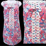 Lilly Pulitzer  Size 0 Florida Shift Dress Crochet Lace  with Pockets EUC Photo 1