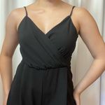 NWOT Solid Black Surplice V Photo 2