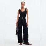 Madewell  Women’s Black Harlow Wide-Leg Pants NEW Size 8 Photo 11