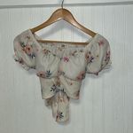 Madden NYC Floral Wrap Around Top. Gently used smoke free home Pink Size XS Photo 0