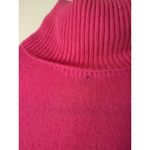 AQUA  Cashmere Sweater Womens XS Pink Turtleneck‎ Pullover Ribbed Hem Long Sleeve Photo 3