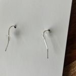 Handmade Acrylic Pour Dangle Heart Earrings Hypoallergenic Jewelry ARTISAN Photo 4