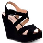 American Rag Black Rachey Dress Wedges-10 Photo 0