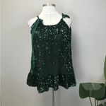 Free People  Nova Green Convertible Sequin Mini Dress - Size Small Photo 3