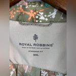 Royal Robbins  3X Resortwear Olive Botanical Print Snap Top Photo 11