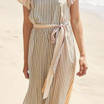 Rachel Pally  colorful gingham Sibil dress size small Photo 0