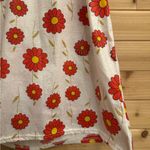 Vintage Sindrella Size Medium Retro Floral Print Babydoll Style Nightgown Dress Red Photo 6