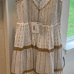 Area dress size Small NWT Brown Photo 0