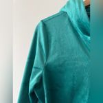 Aerie OFFLINE BY BRIGHT LIGHTS VELOUR CROPPED FULL ZIP HOODIE FRESH GREEN Photo 2