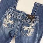 Miss Me Embroidered Bootcut Low Rise Jeans Photo 2