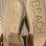 BEACH BY MATISSE BRAIDED WEDGE SANDALS CREAM 9M WOMENS Size 9 Photo 1