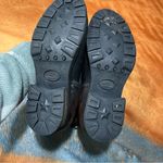 Diesel  black leather distressed pull on engineer boots size 38 Photo 7