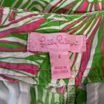 Lilly Pulitzer  Callahan Shorts in Daisy Darling Green & Pink 100% Cotton Size 4 Photo 2