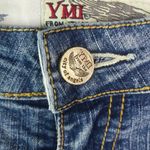Ymi  3 29x30 Stretch Skinny Stitched Riveted Flap Pocket Denim Jeans Photo 5