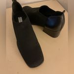 Donald J. Pliner women black canvas leather heel shoes Size 6 Narrow Photo 1