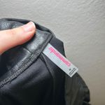 Commando  Black Faux Leather Joggers Women's Medium going out alt grunge party Photo 5