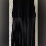 StitchFix / Fortune & Ivy sleeveless black maxi dress with pleated skirt; 1X Photo 0