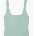 Vince  teal Scoop Neck Wide Straps Solid Color Tank Top Size XL B55 Photo 3
