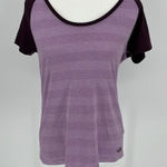 The North Face  Flash Dry Athletic Running Short Sleeve Shirt Purple Size Medium Photo 0