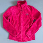 The North Face Osito Pink Fleece Full Zip Up Jacket Photo 2