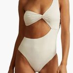 Reiss  Celia Cutout One-Shoulder One-Piece Swimsuit Size 10 MSRP $190.00 Photo 0