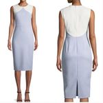 Diane Von Furstenberg  SMOKE COLORBLOCK SHEATH SLEEVELESS DRESS sz 8 Photo 10