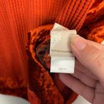 Soft Surroundings Sweater Womens Large Pullover V Neck Orange Velvet Casual Photo 4