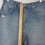 Free People NEW New Dawn Flare jeans in Victoria Blue button fly, 32 Photo 10