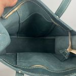 Portland Leather ‘Almost Perfect’ Large Lola Blue Crossbody Tote Gray Photo 6